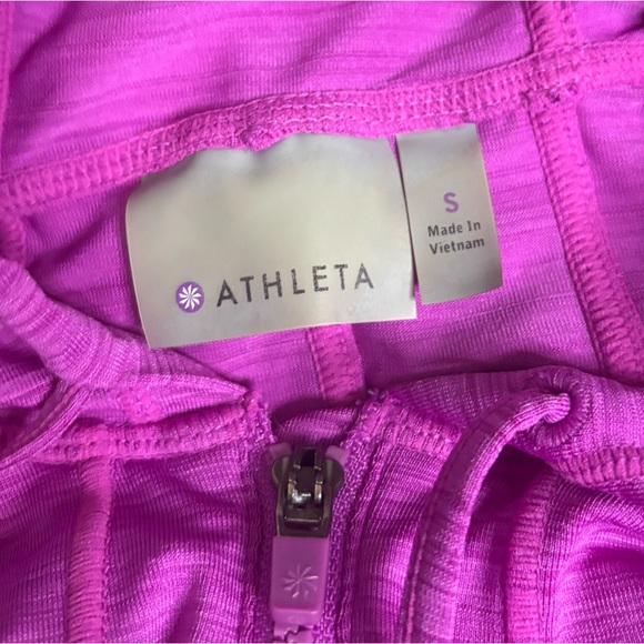 Athleta Pacifica UPF Hoodie w/ thumb holes + pocket 1/4 Zip Top CoverUp Sz Small - Picture 5 of 12